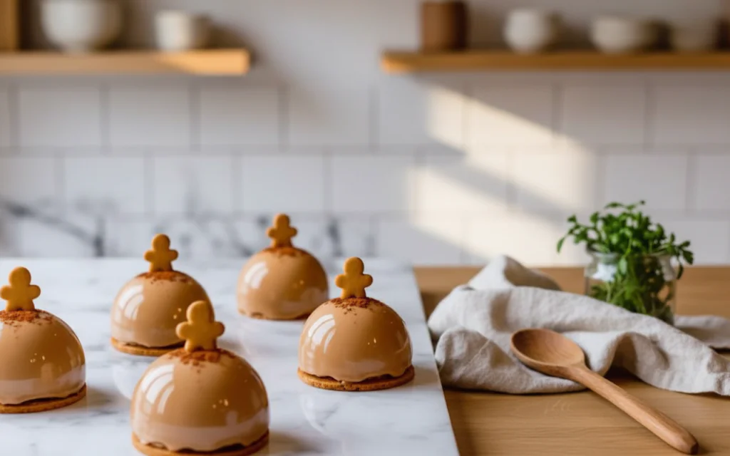 Lebkuchen Latte Mousse Domes Rezept