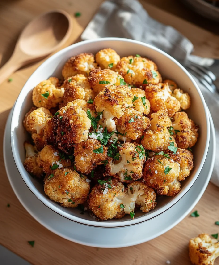 Panierter Blumenkohl Airfryer Rezept einfach