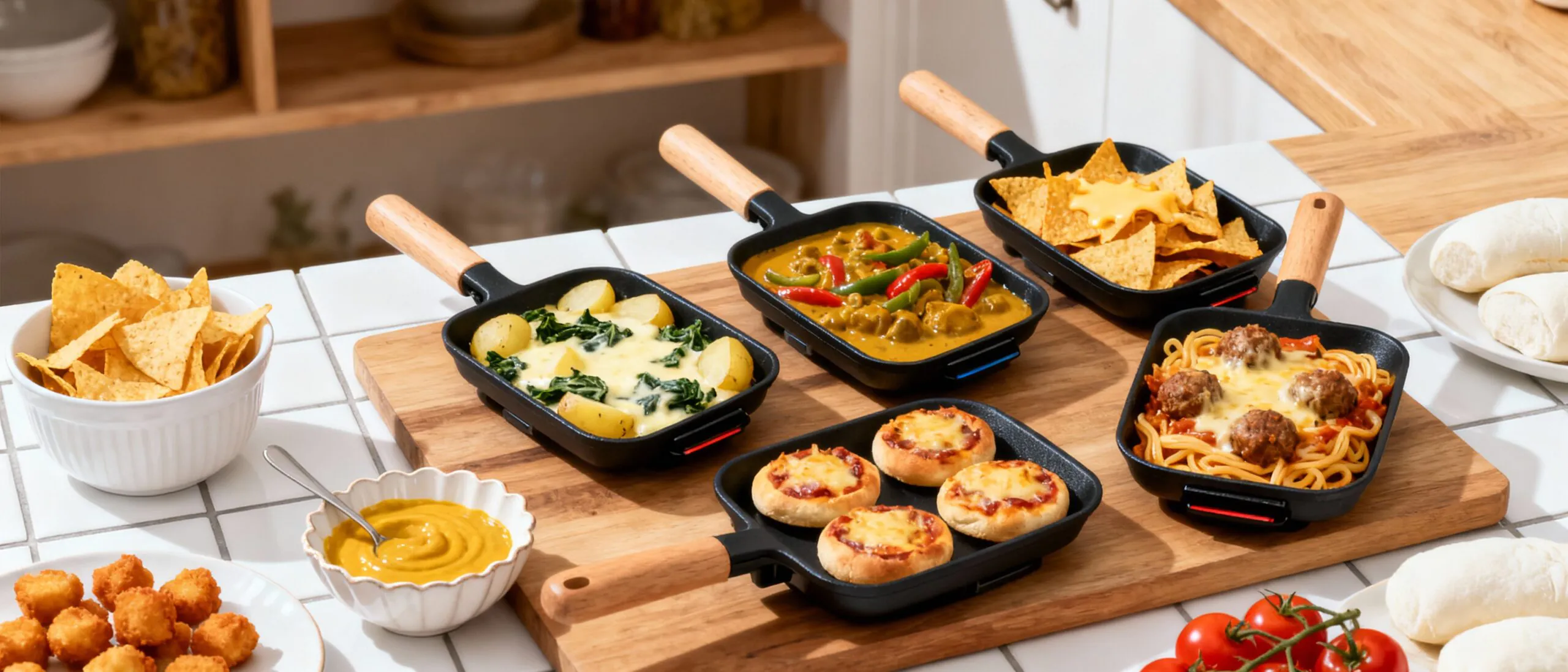 Raclette Rezepte – Kreative Ideen für Weihnachten & Silvester: Pizza, Pasta & Saucen