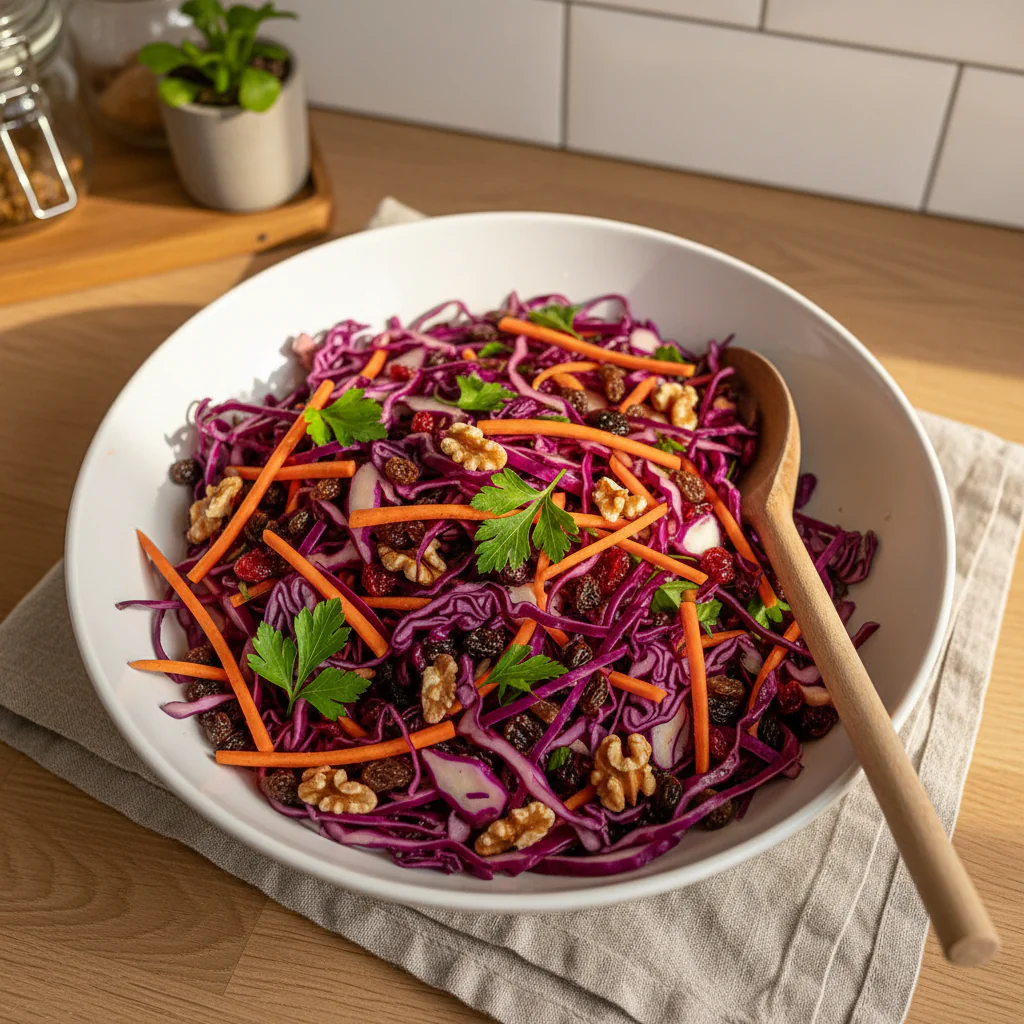 Rotkohl Apfel Karotten Salat Rezept – Gesunde Rohkost Schnell Gemacht 11 Rotkohl Apfel Karotten Salat Rezept – Gesunde Rohkost Schnell Gemacht
