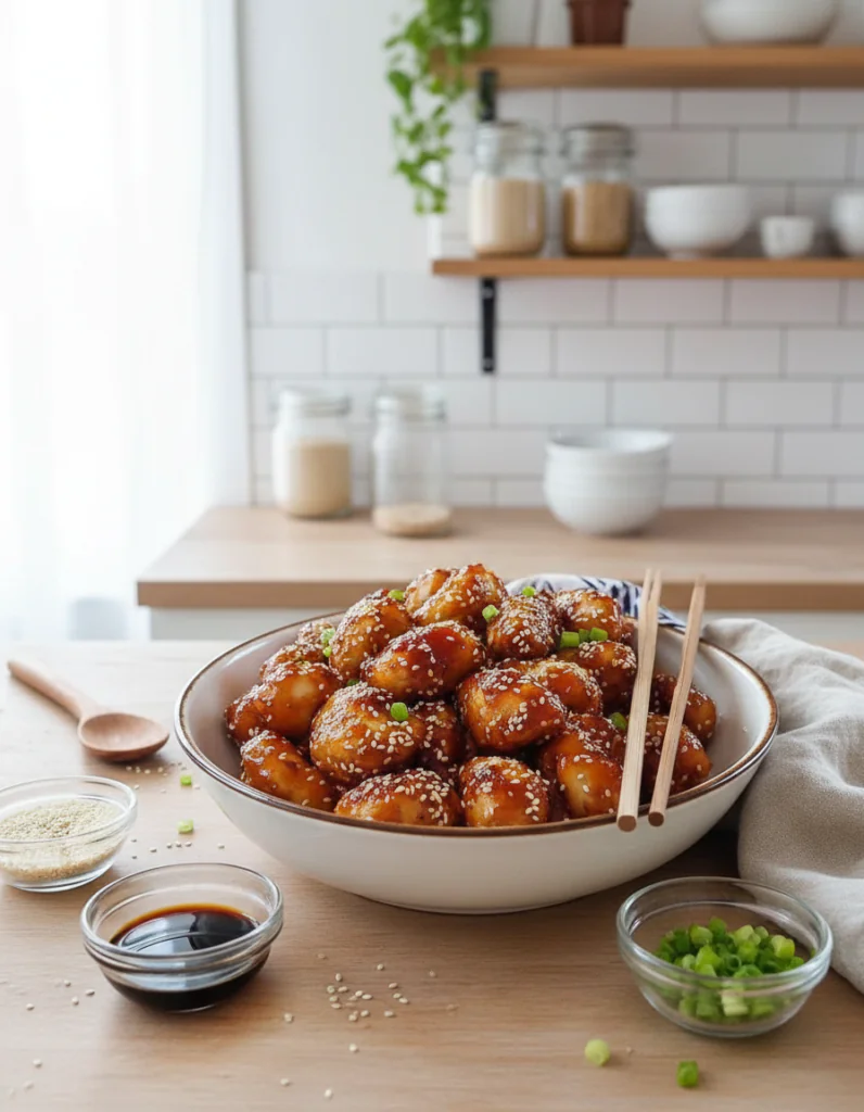 Sesam Hähnchen Rezept – Asiatisch Einfach & Lecker in 30 Min