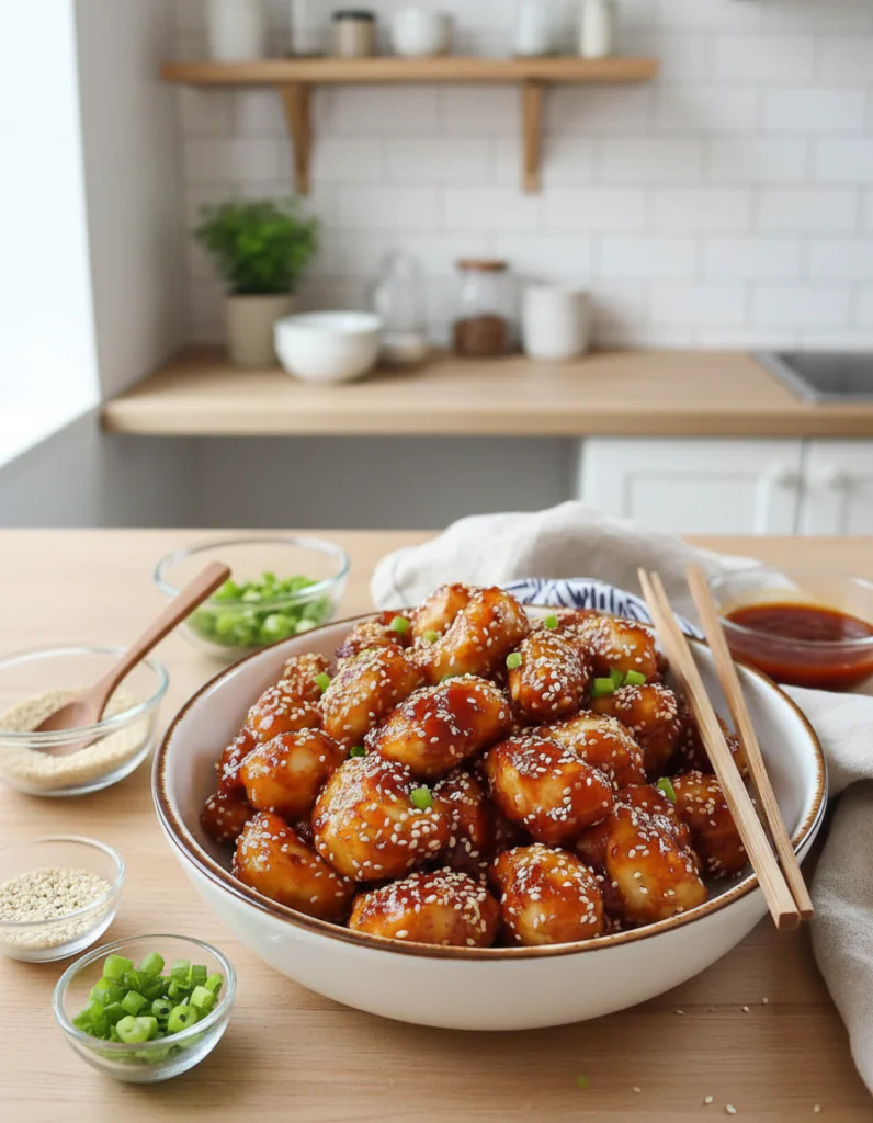 Sesam Hähnchen Rezept – Asiatisch Einfach & Lecker in 30 Min