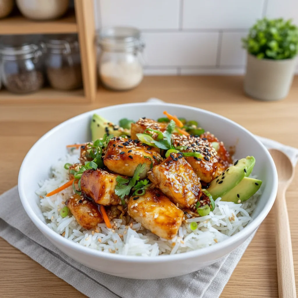 Sesam Hähnchen einfach Rezept für Abendessen