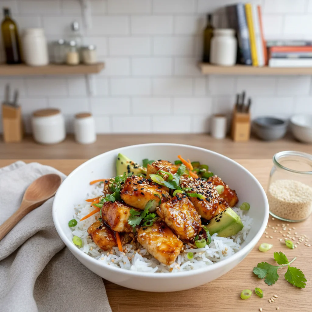 Sesam Hähnchen einfach Rezept für Abendessen