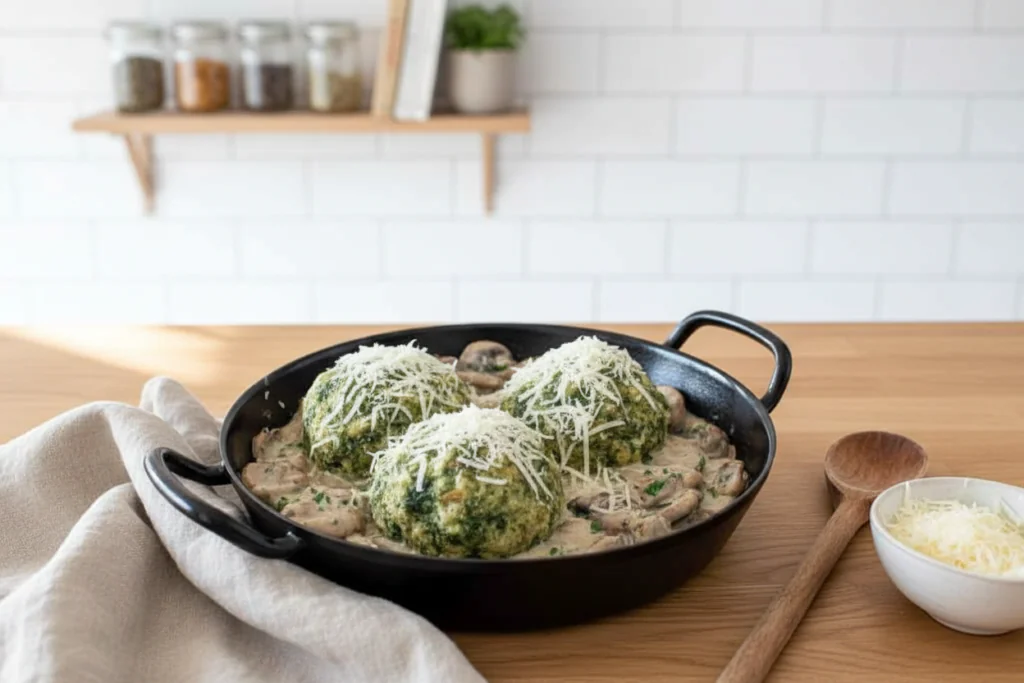 Spinatknödel Rezept einfach – Kalorienarm & Proteinreich in 45 Minuten