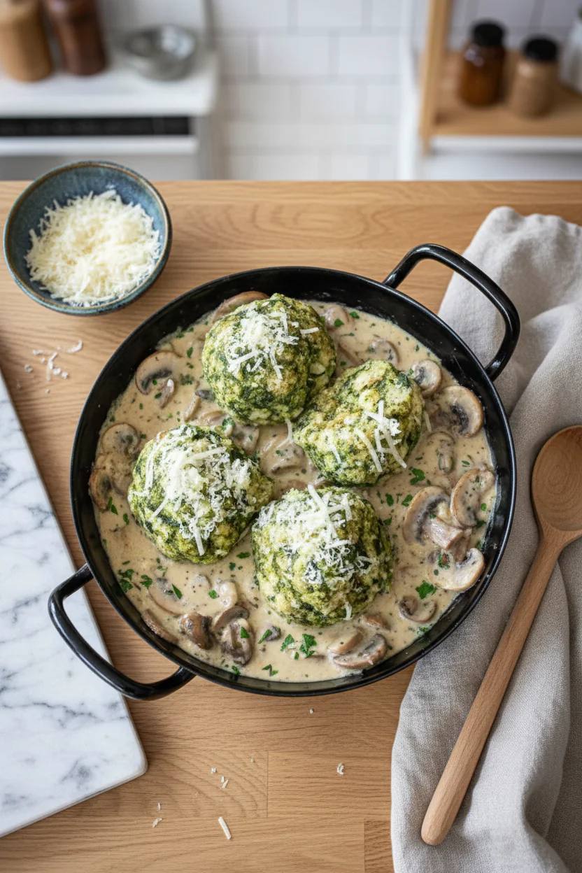 Gefüllte Champignons mit Frischkäse aus dem Airfryer 1 Pilzcremesuppe mit Champignons und Steinpilzen