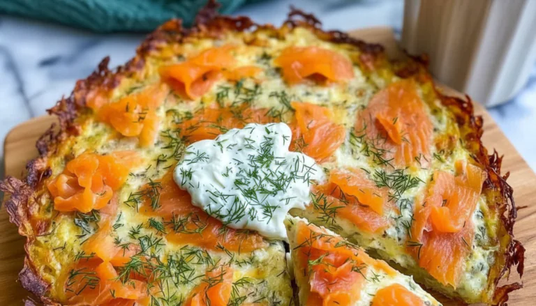 Kartoffelpizza mit geräuchertem Lachs Rezept – Knusprig, Edel & Einfach