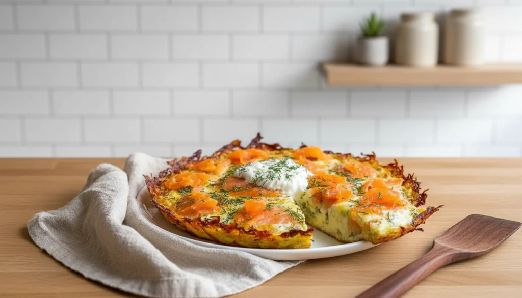 Kartoffelpizza mit geräuchertem Lachs Rezept – Knusprig, Edel & Einfach