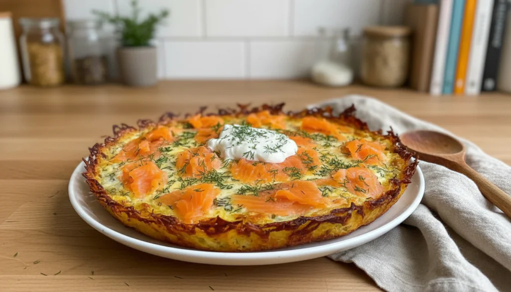 Kartoffelpizza mit geräuchertem Lachs Rezept – Knusprig, Edel & Einfach