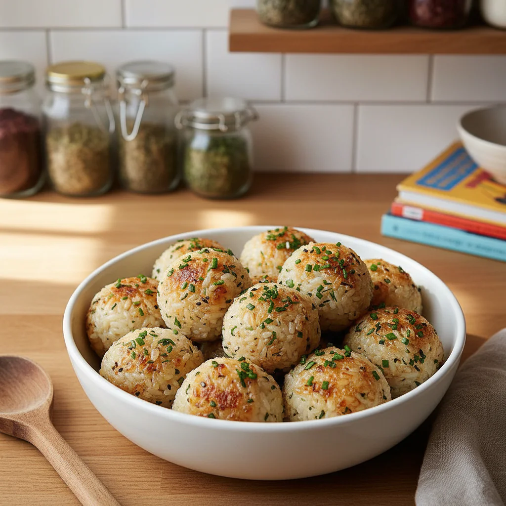 Gesunde Thunfisch-Reisbällchen Rezept