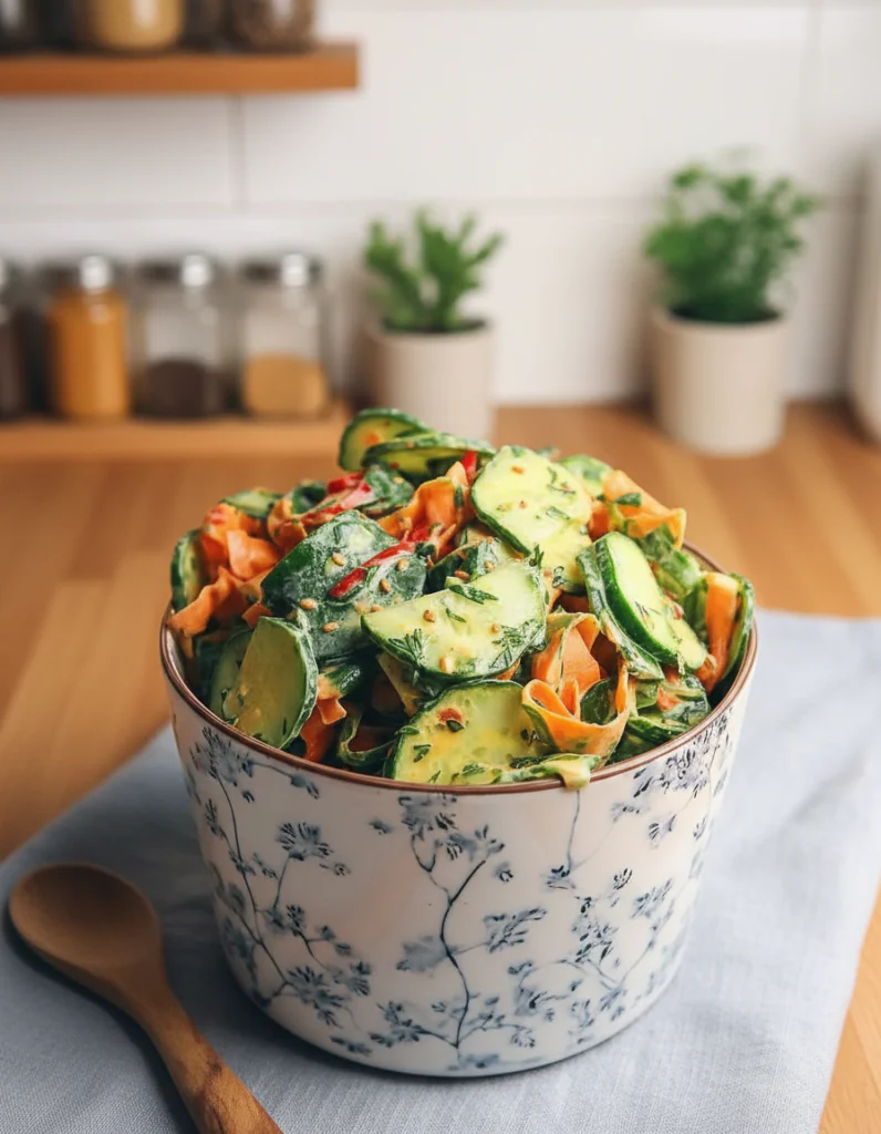 Asiatischer Gurkensalat Rezept – Erfrischend & Knackig in 15 Minuten