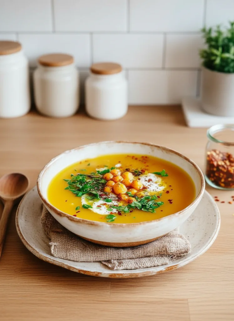 Einfache Kichererbsensuppe Rezept – Cremig & Würzig in 30 Min