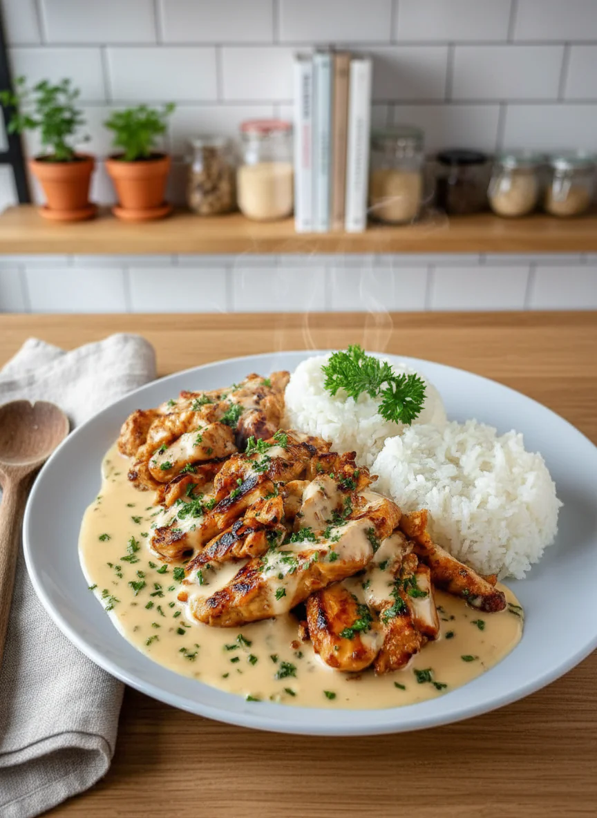 Hähnchen Gyros mit Selbstgemachtem Tzatziki 1 Hähnchen Gyros mit Selbstgemachtem Tzatziki