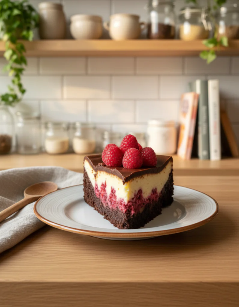 Himbeer Brownie Cheesecake Rezept – Köstlich Schokoladig & Cremig