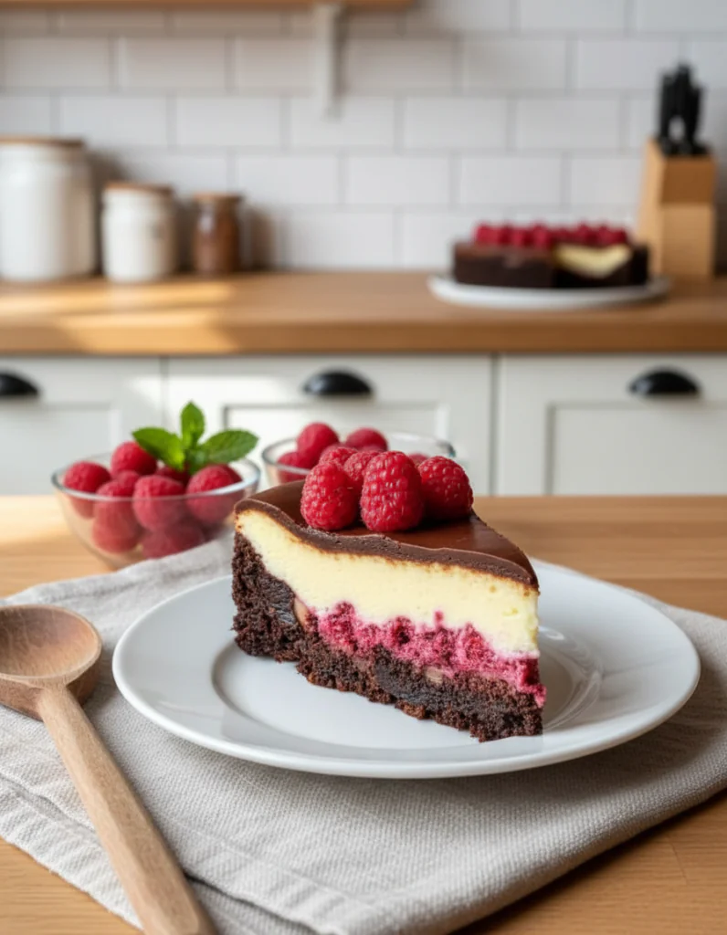Himbeer Brownie Cheesecake Rezept – Köstlich Schokoladig & Cremig