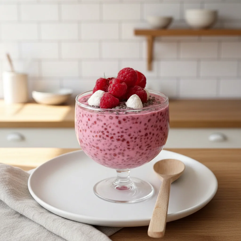 Himbeer Chia Pudding Rezept – Einfach, Gesund & Perfekt Zum Frühstück