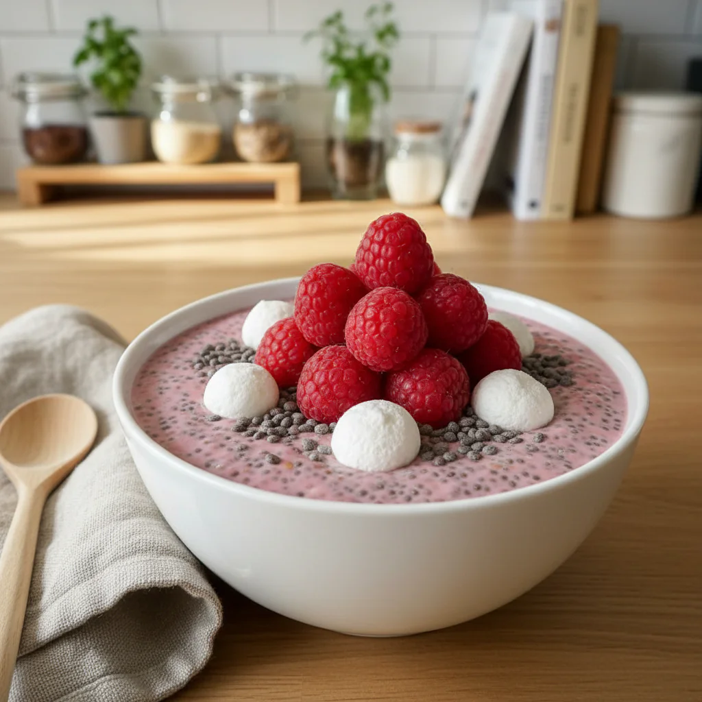 Himbeer Chia Pudding Rezept – Einfach, Gesund & Perfekt Zum Frühstück
