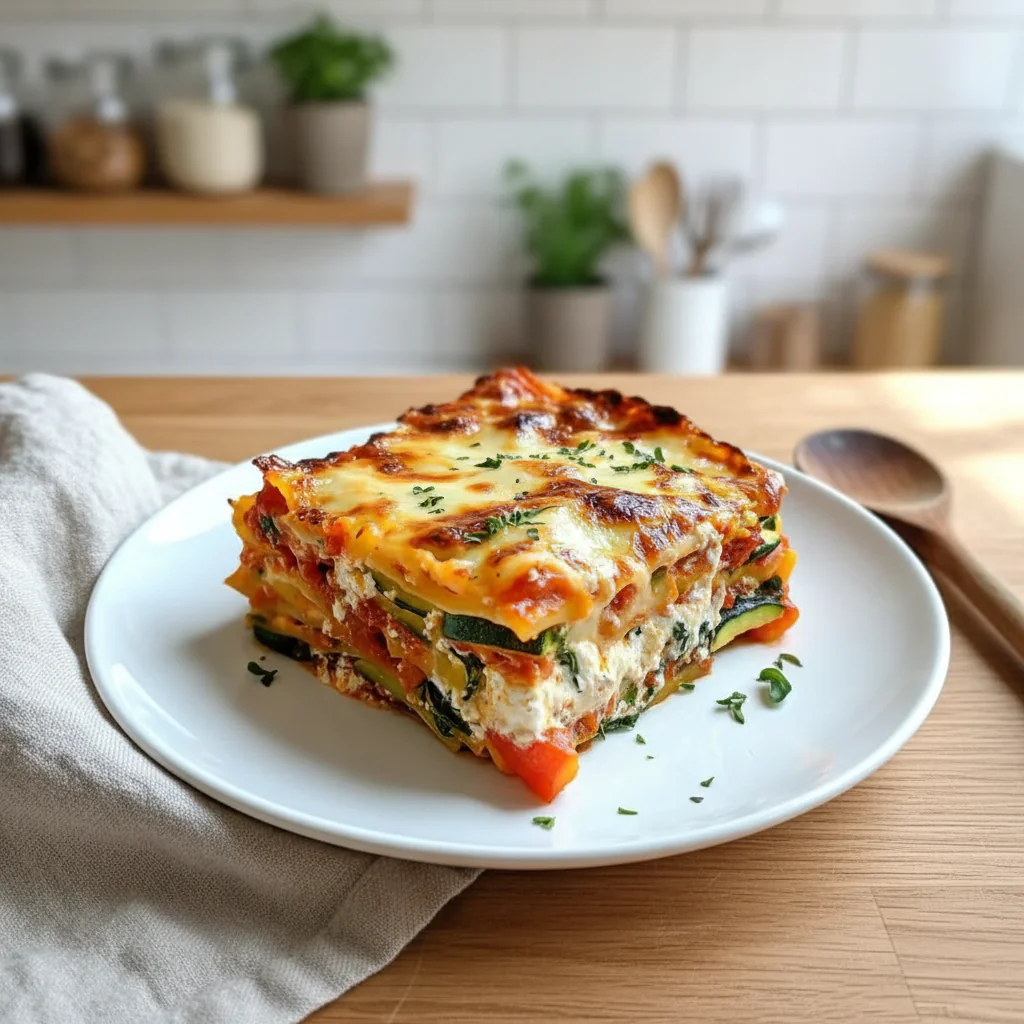 Hohe Protein Gemüse Lasagne Rezept – Gesund Lecker Einfach