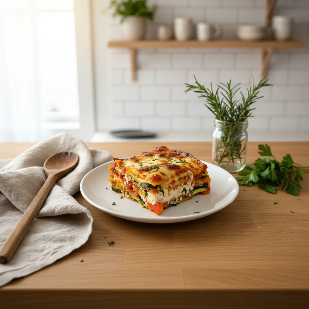 Hohe Protein Gemüse Lasagne Rezept – Gesund Lecker Einfach