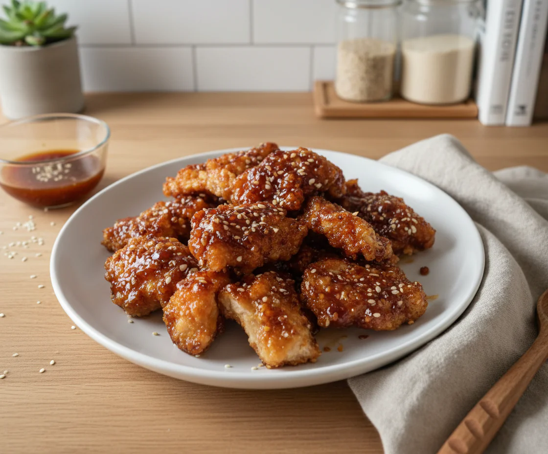 Honig Knoblauch Hähnchen Rezept – Einfach & Saftig in 25 Min