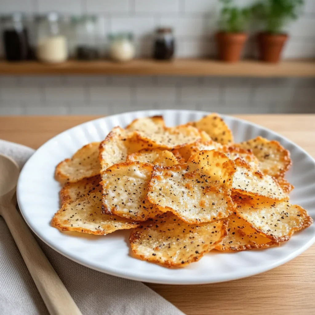 Hüttenkäse Chips Rezept – Knusprig, Proteinreich & Gesund Snacken