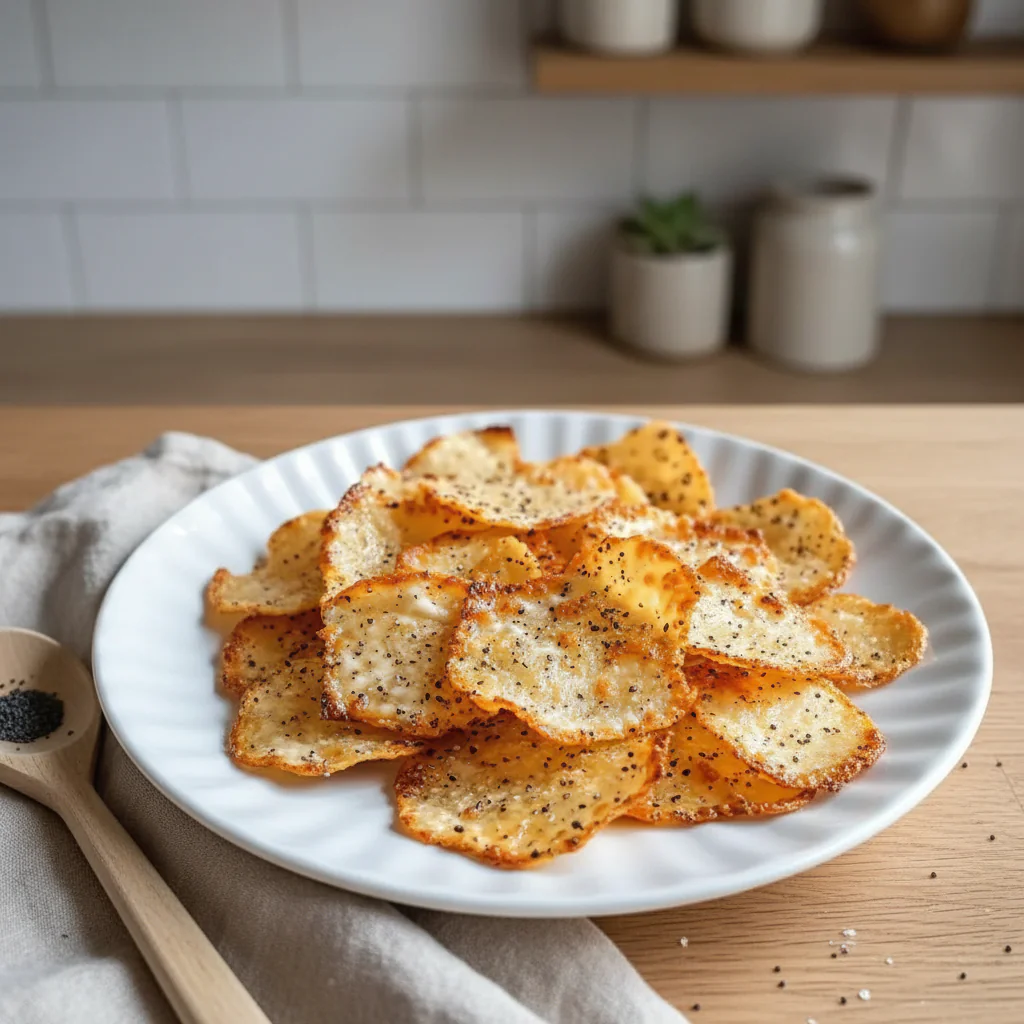 Hüttenkäse Chips Rezept – Knusprig, Proteinreich & Gesund Snacken