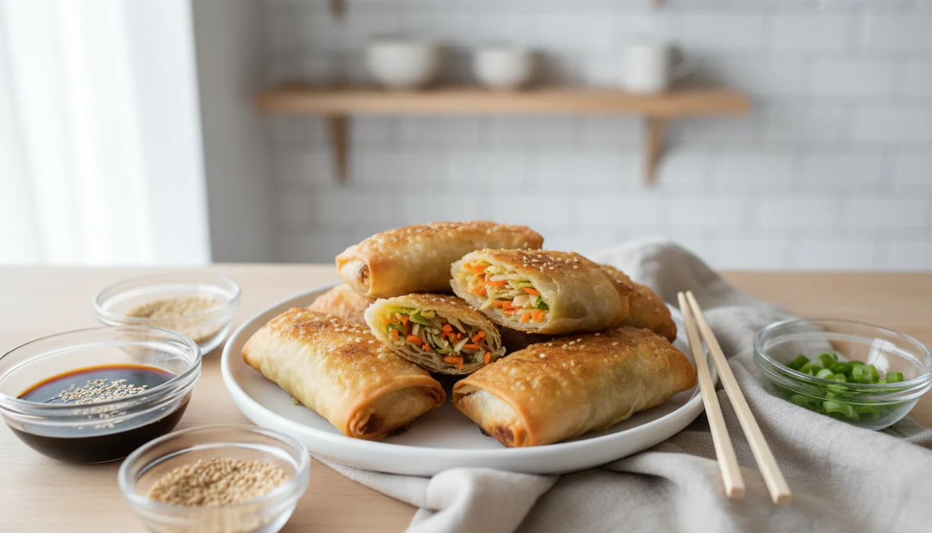 Knusprige Gemüsetaschen Vegan – Einfach Rezept mit Reispapier