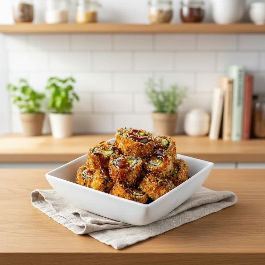 Knusprige Sushi Rollen Rezept – Einfach, Lecker & Unwiderstehlich Crunchy