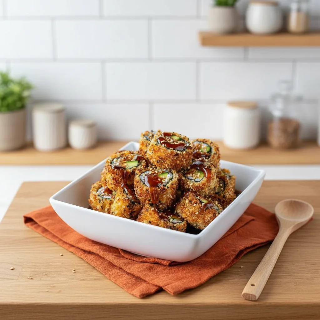 Knusprige Sushi Rollen Rezept – Einfach, Lecker & Unwiderstehlich Crunchy