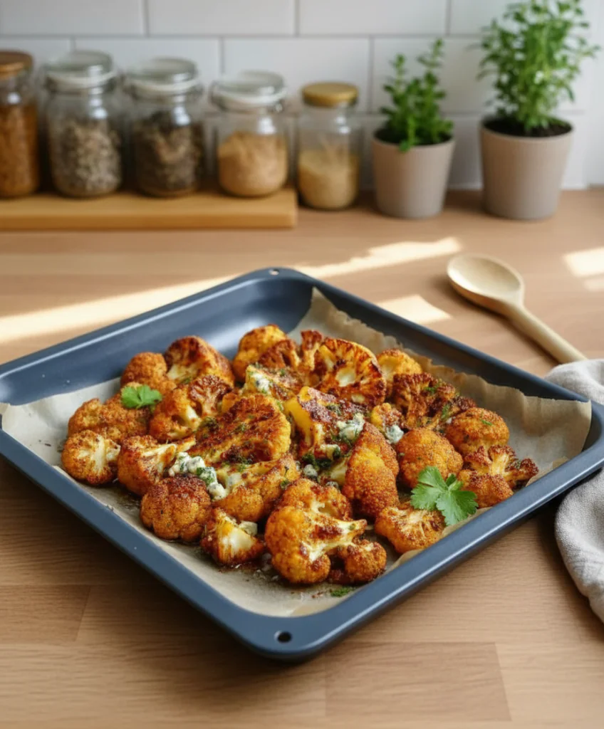 Knuspriger Blumenkohl aus dem Ofen Rezept – Einfach, Gesund & Würzig Lecker