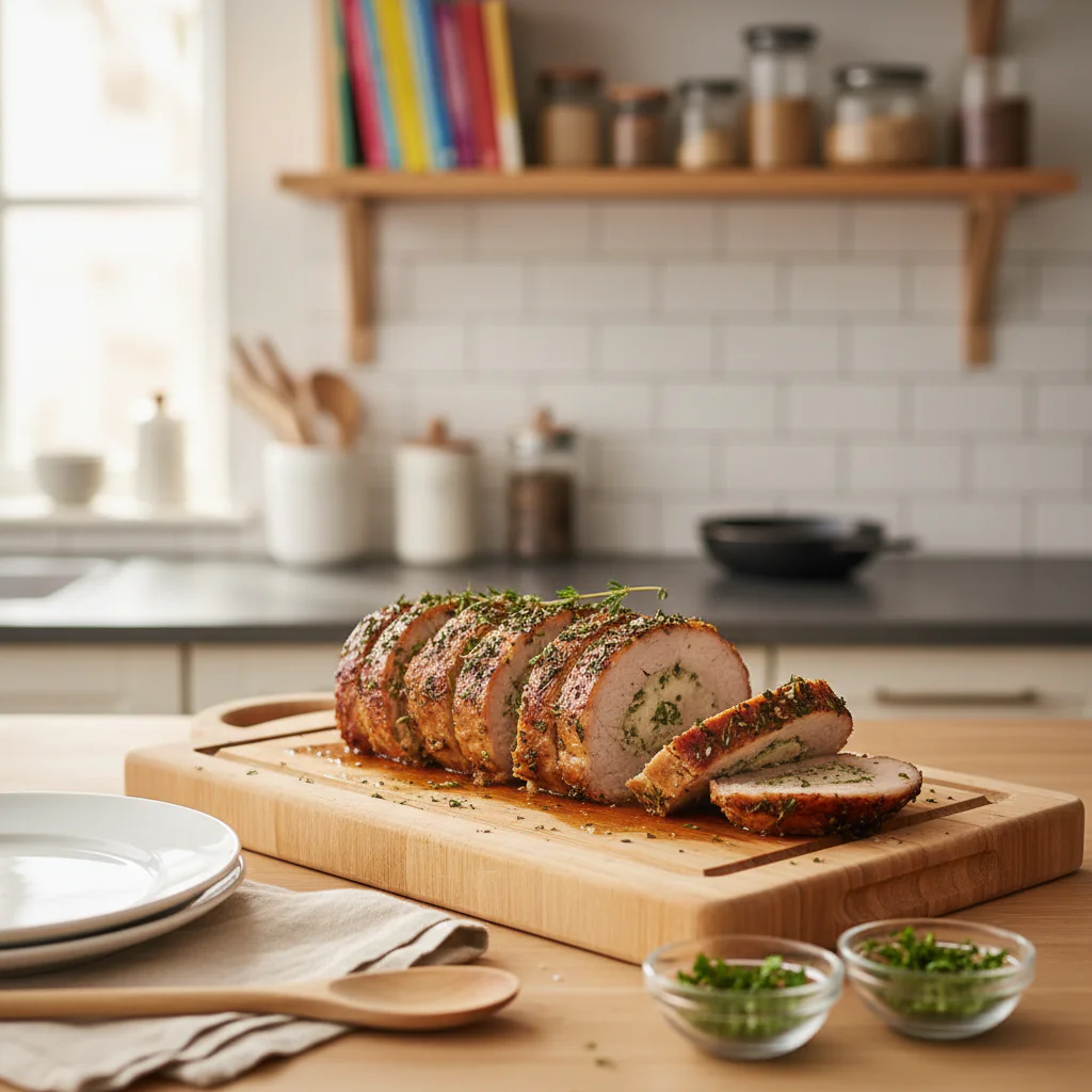 Putenrollbraten Rezept – Saftig, Zitronig & Mit Petersilien-Creme-Sauce