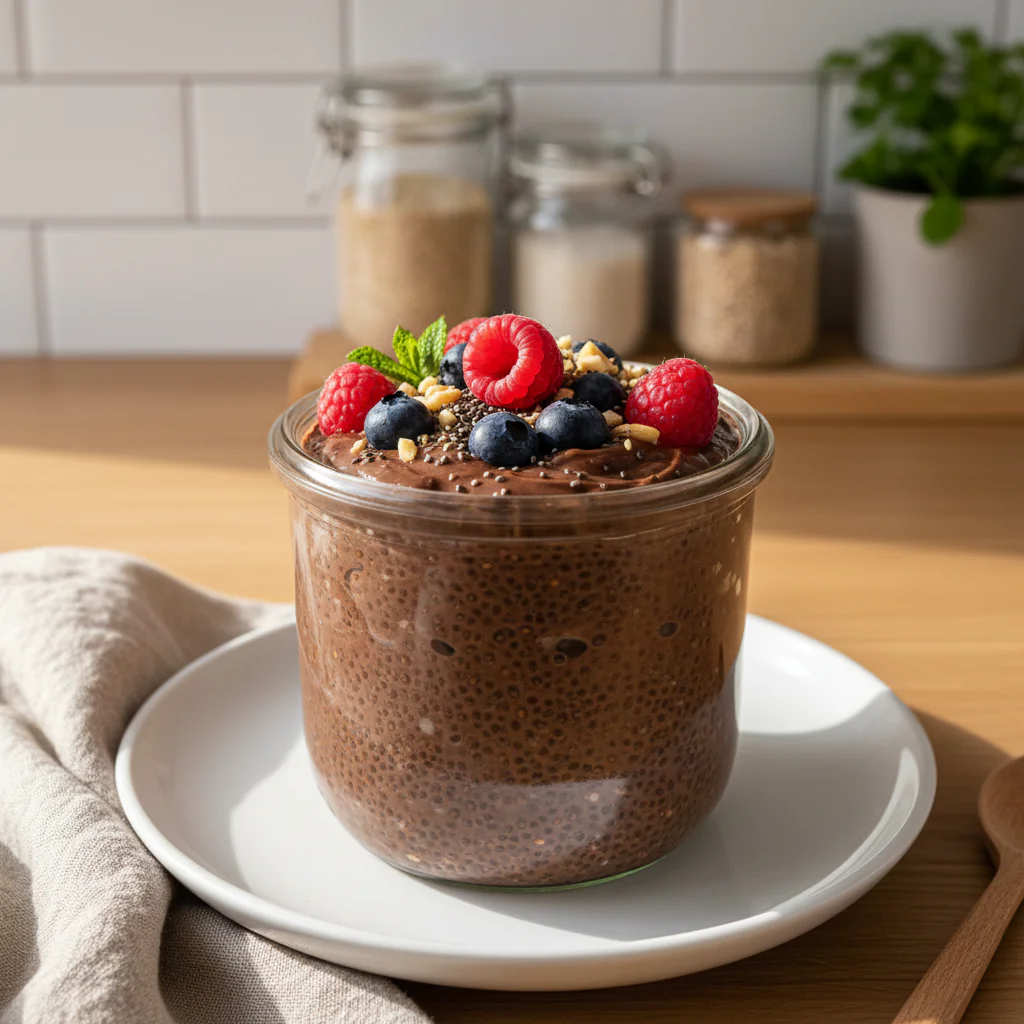 Schokoladen Chia Pudding Rezept – Gesund, Lecker & In 5 Minuten Fertig