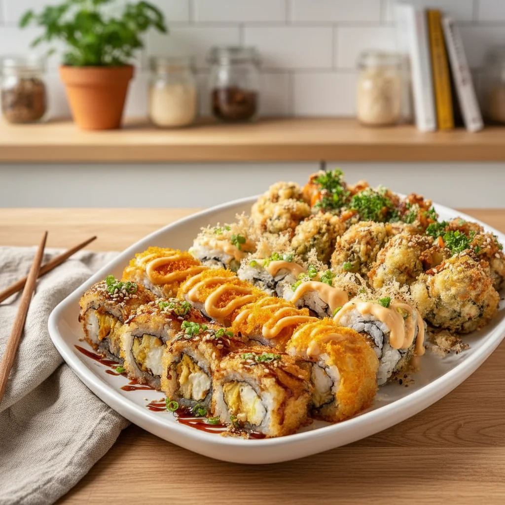 Frittierte Sushi Rollen Rezept – Knusprig, Kreativ & Einfach Selbstgemacht