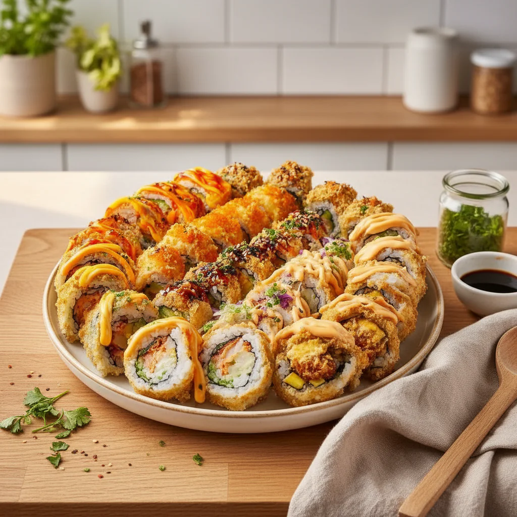 Frittierte Sushi Rollen Rezept – Knusprig, Kreativ & Einfach Selbstgemacht