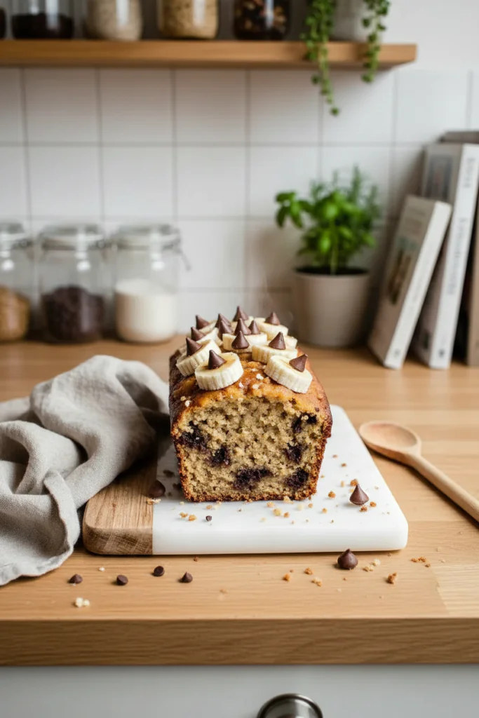 Bananenbrot mit Schokoladenstückchen einfach