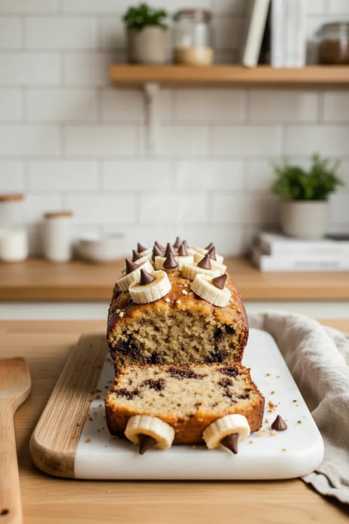 Bananenbrot mit Schokoladenstückchen einfach rezept