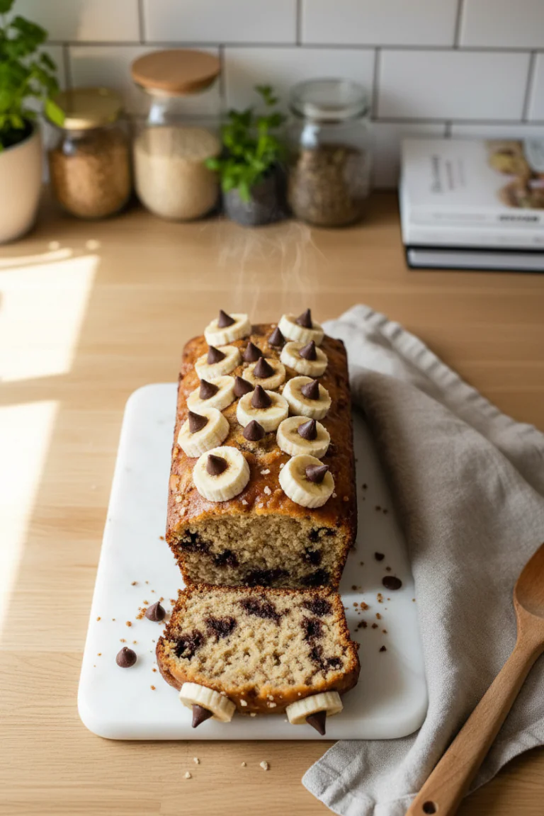 Bananenbrot mit Schokoladenstückchen schnell rezept