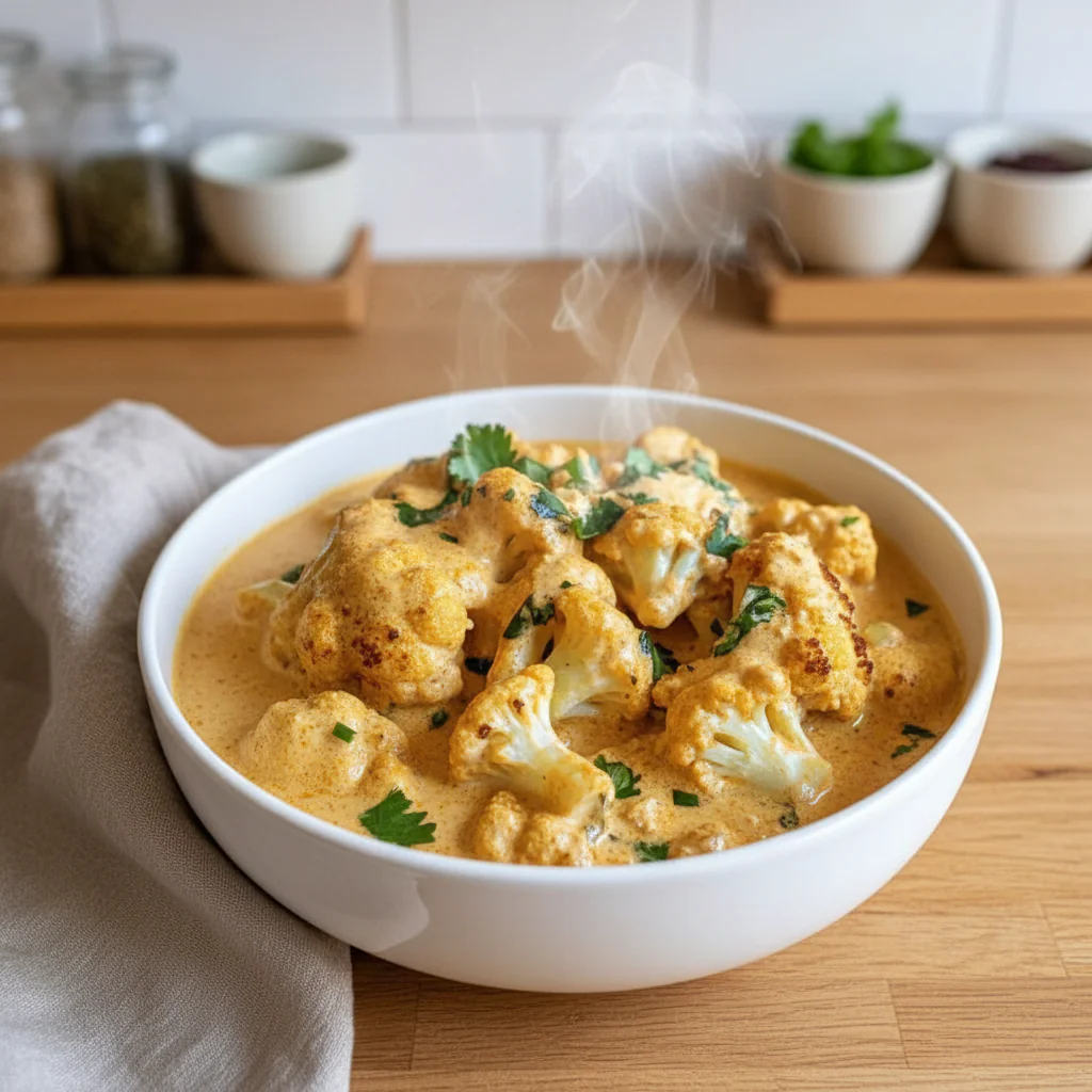 Cremiger Blumenkohl-Curry aus dem Backofen – Wenn Gemüse zur Hauptsache wird