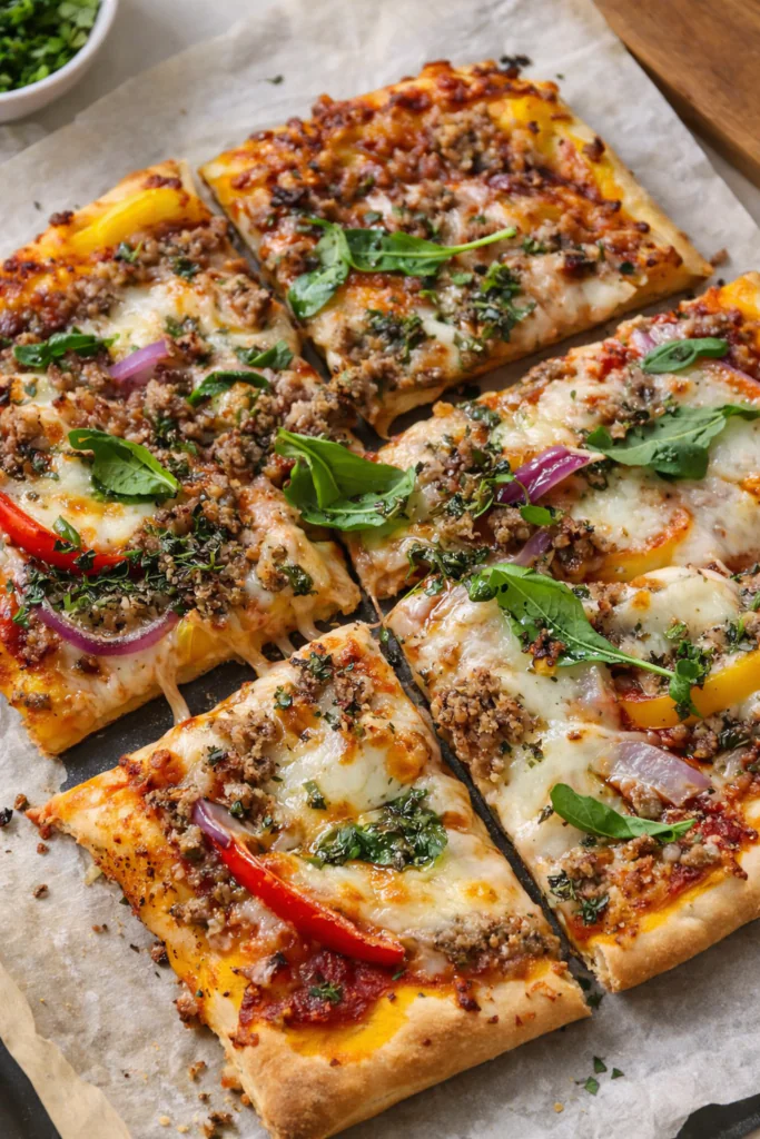 Fitnesspizza mit Skyr gesunde low carb rezepte