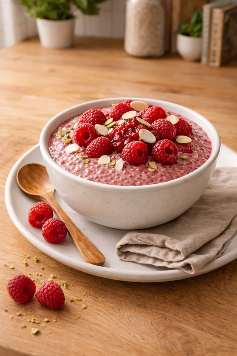 Himbeer Chia Pudding