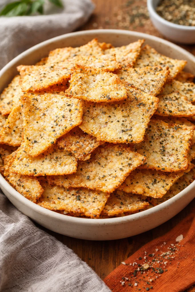 Käsechips aus dem Ofen rezept – Wenn Käse knusprig wird