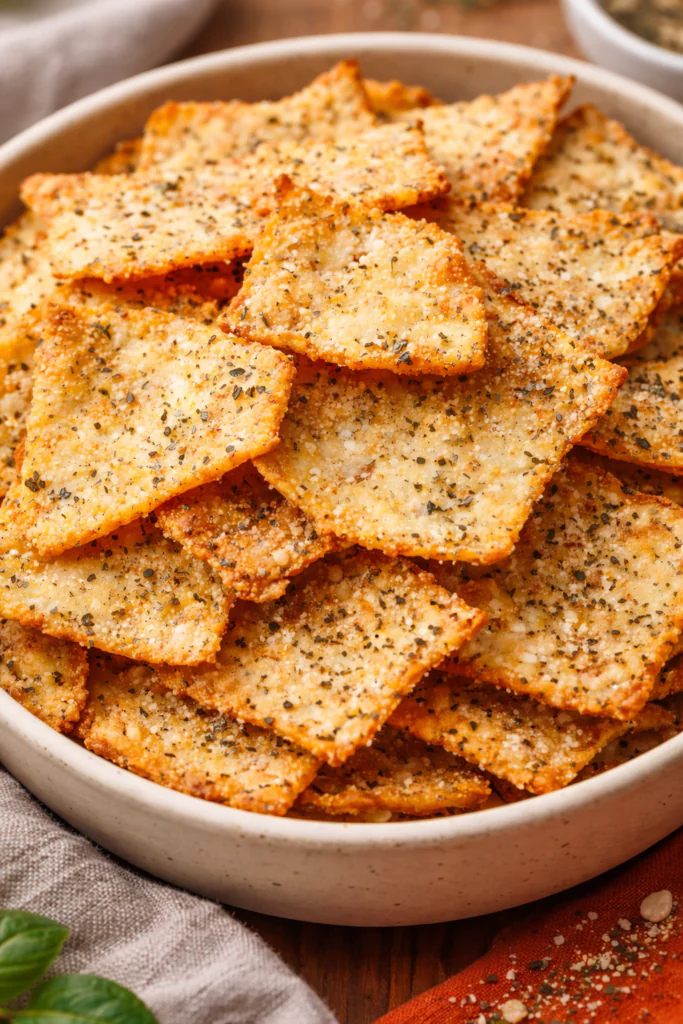 Käsechips aus dem Ofen schnell – Wenn Käse knusprig wird