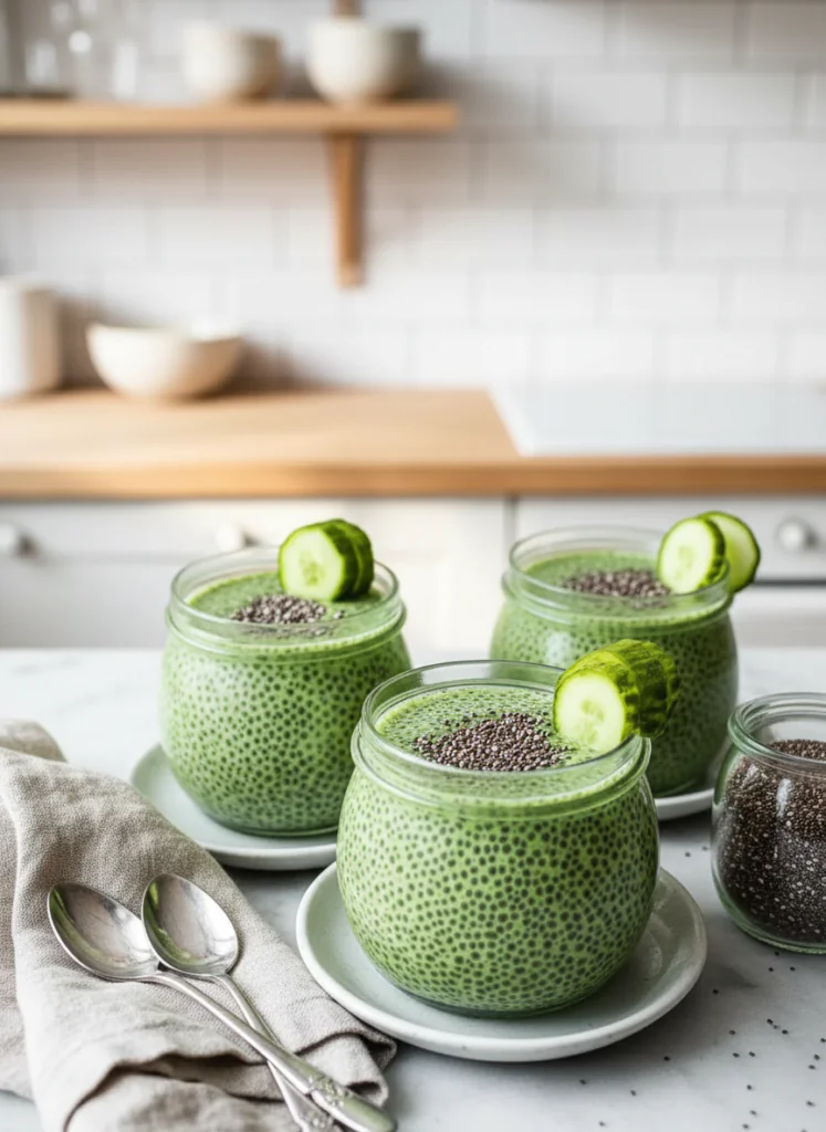 Matcha Chia Pudding – Veganes Power-Frühstück in 10 Minuten