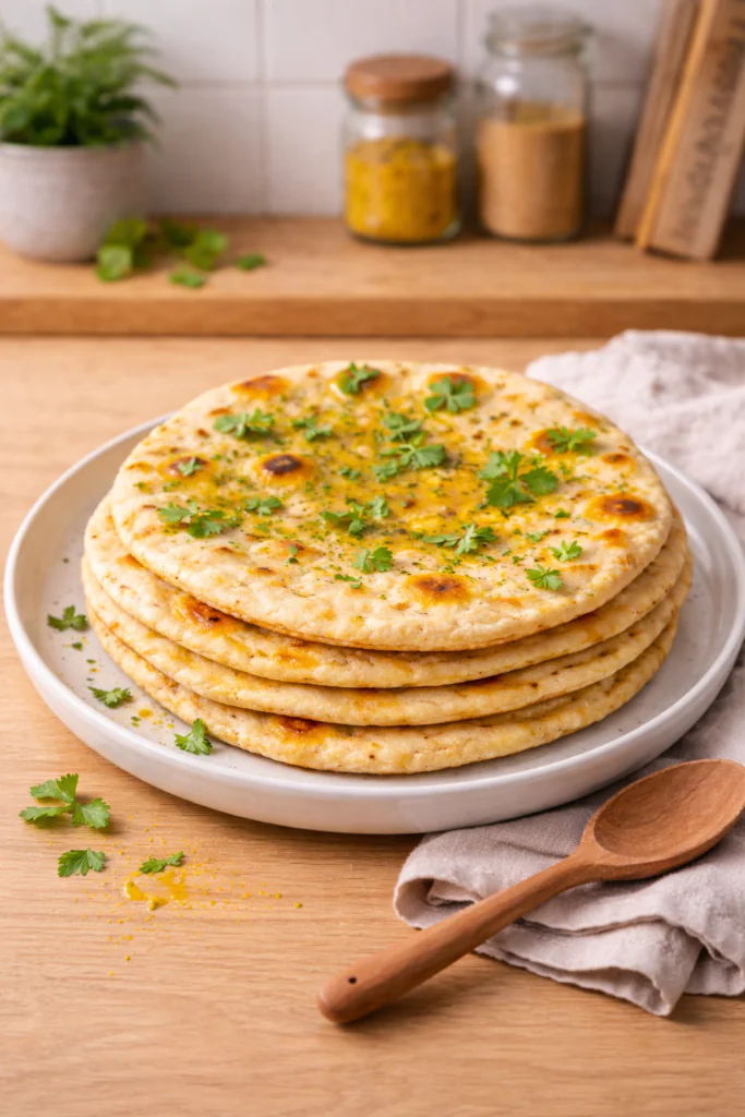 Naan im Airfryer – Fluffiges indisches Fladenbrot in 7 Minuten