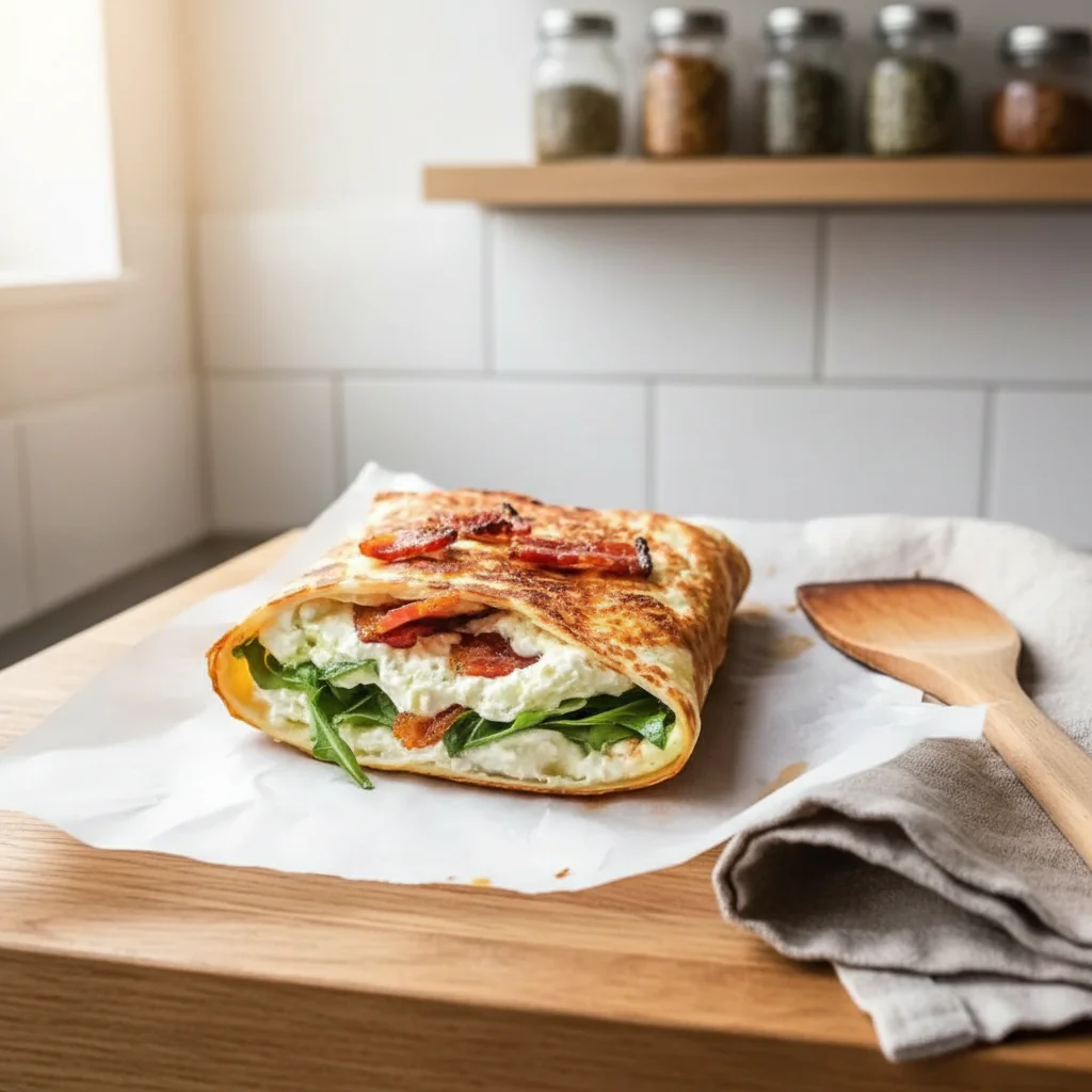 Proteinreiche Hüttenkäse Wraps – Gesundes Low-Carb Wunder